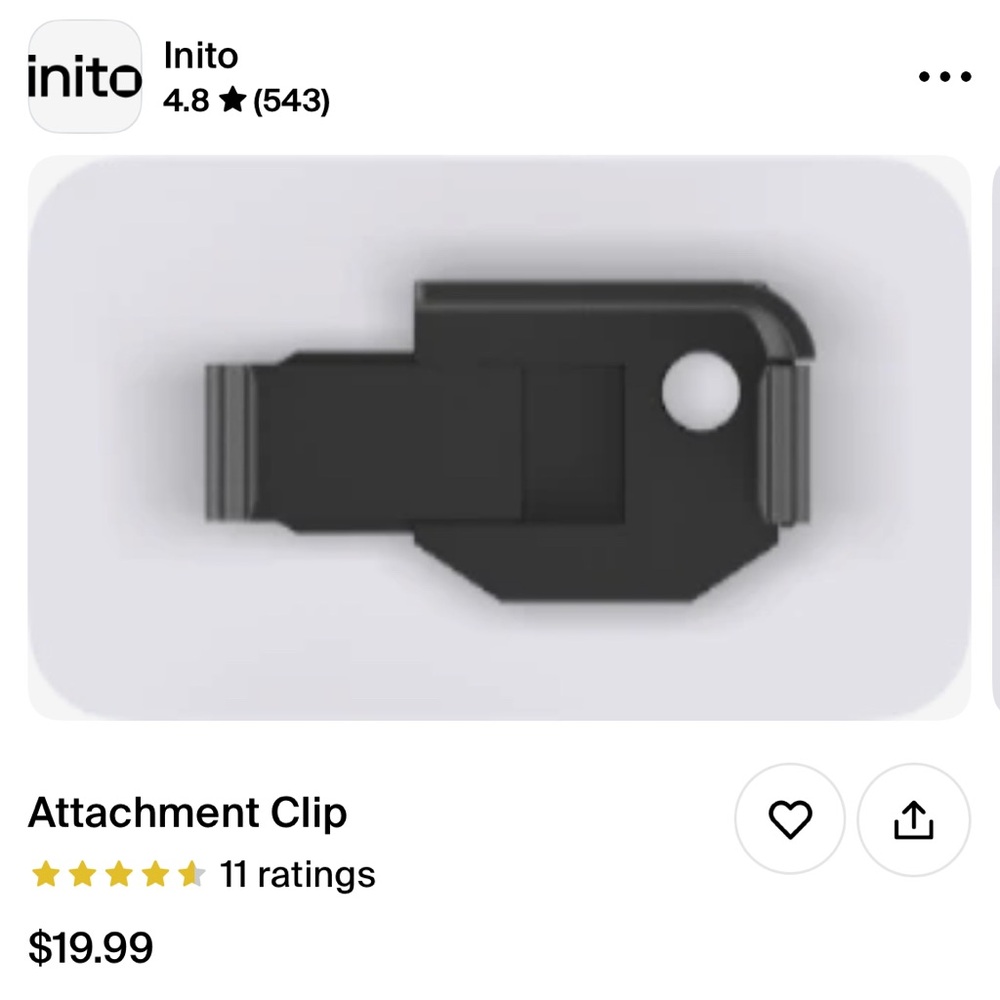 Inito Attachment Clip iPhone13 pro